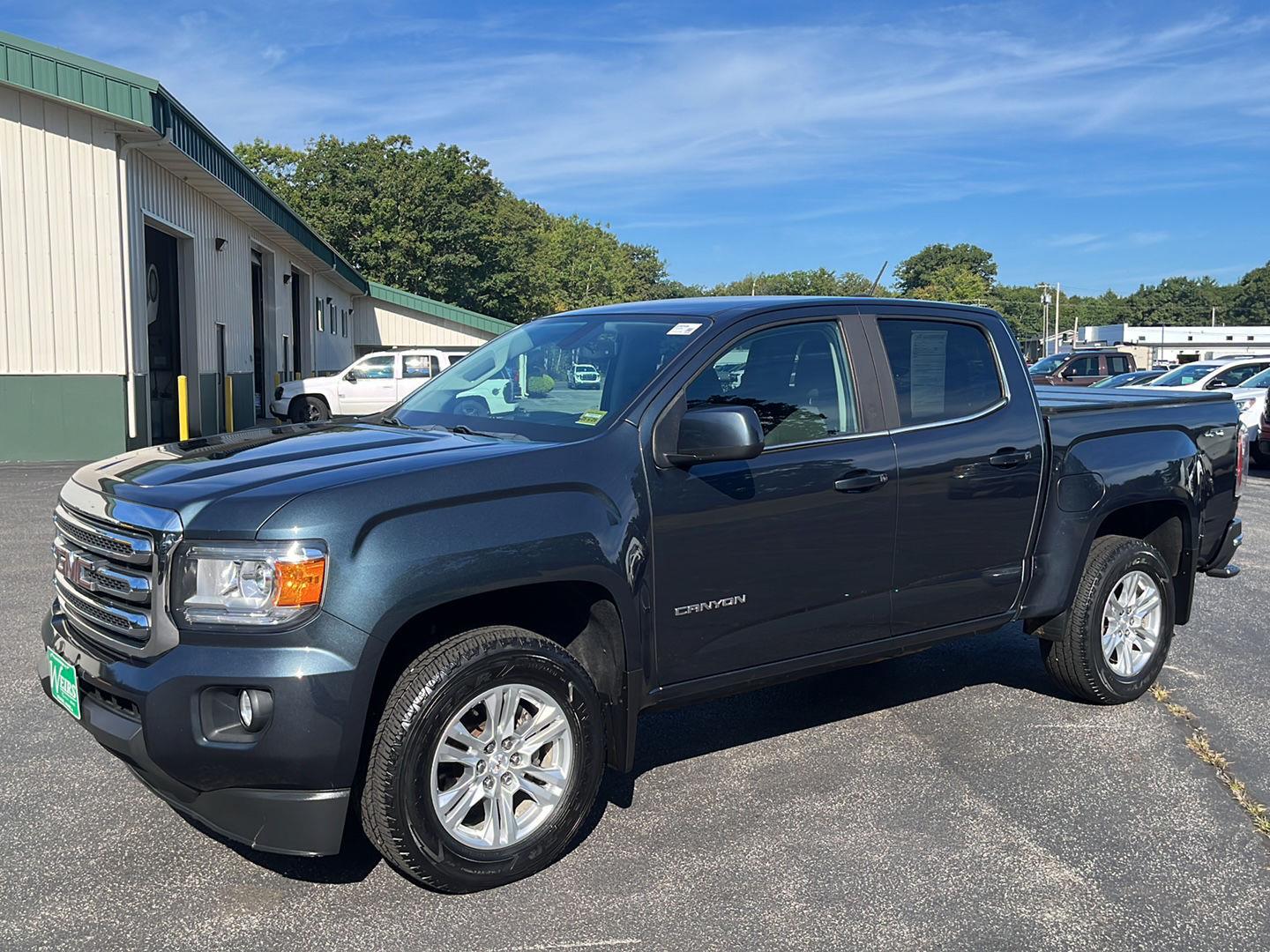 Gray (Dark Sky Metallic) 2019 GMC Canyon Pickup Truck Four-Wheel Drive 8-Speed Automatic