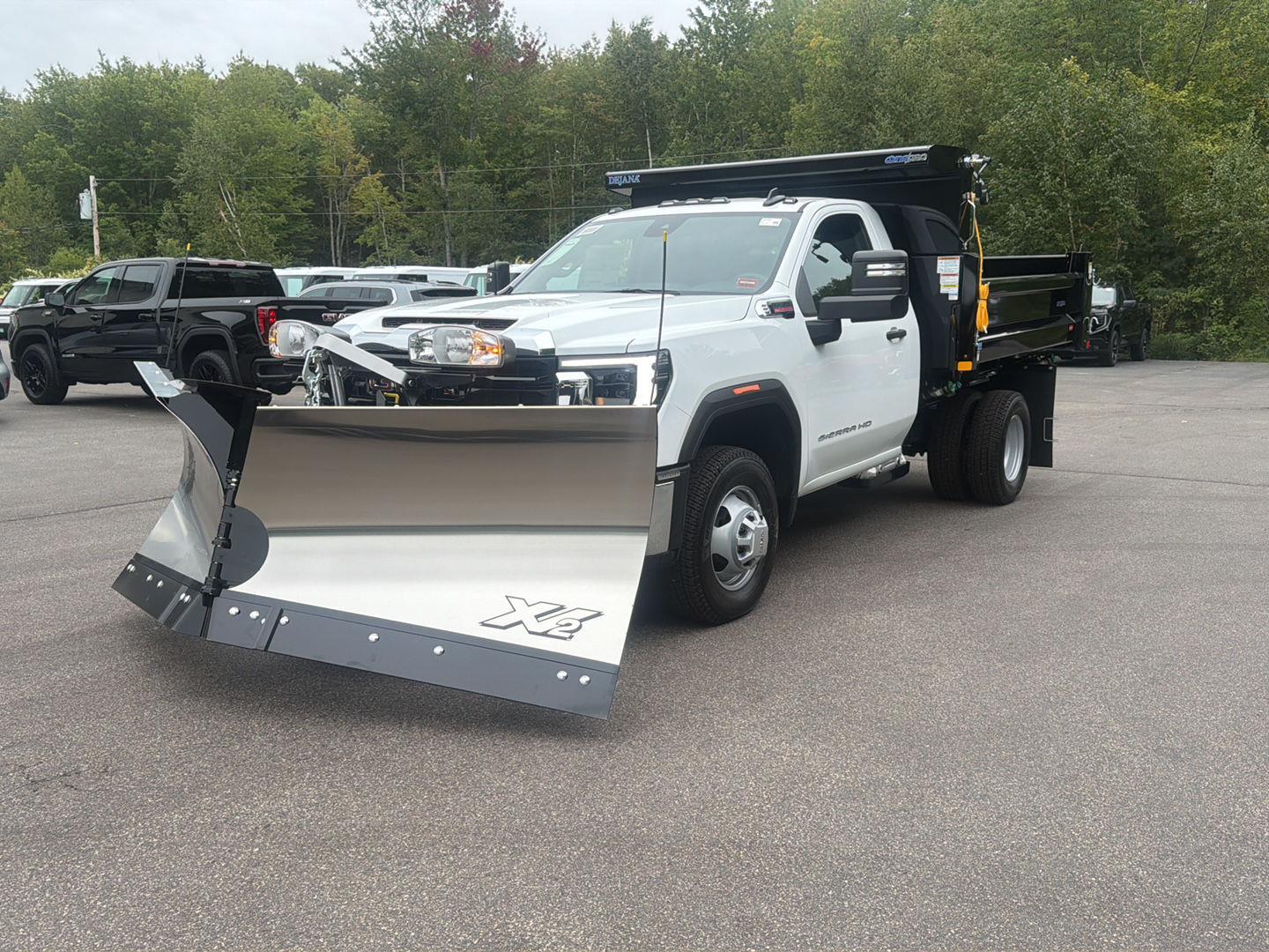 Summit White 2026 GMC Sierra 3500HD Chassis Pickup Truck Four-Wheel Drive Automatic