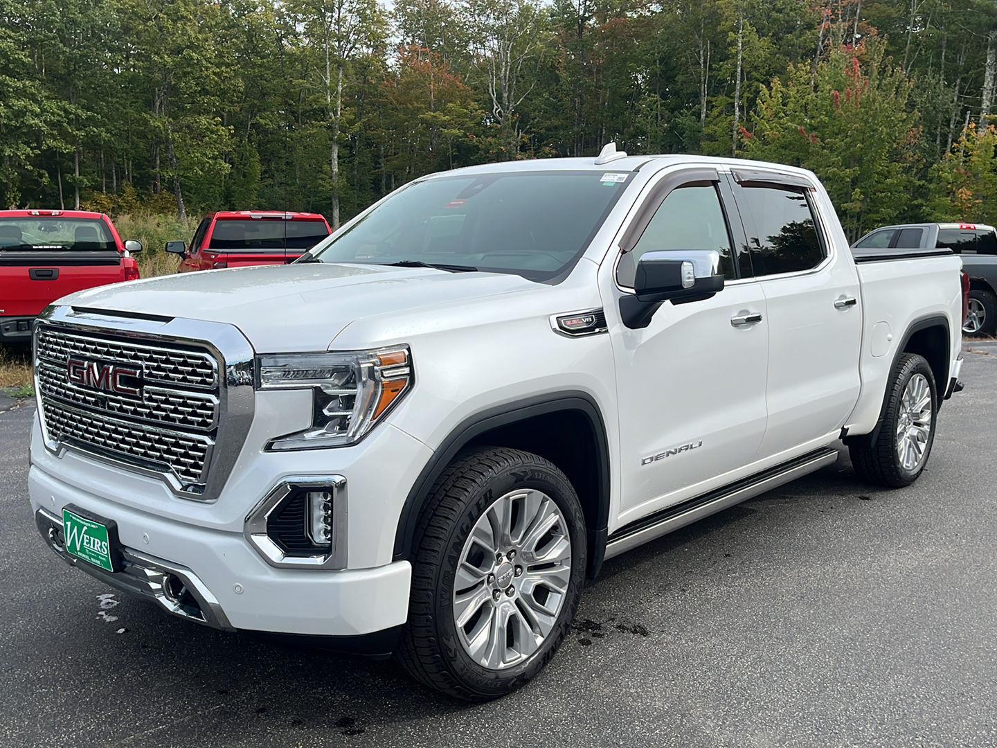 White Frost Tricoat 2021 GMC Sierra 1500 Pickup Truck Four-Wheel Drive Automatic
