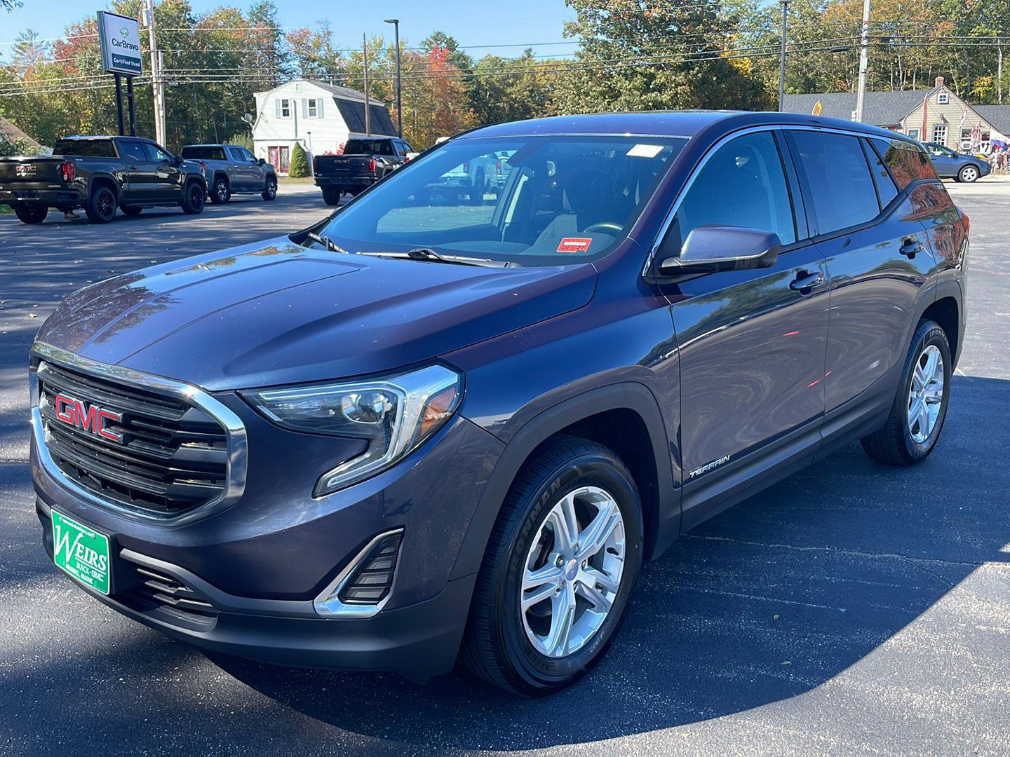 Blue Steel Metallic 2018 GMC Terrain SUV / Crossover Four-Wheel Drive 9-Speed Automatic Overdrive