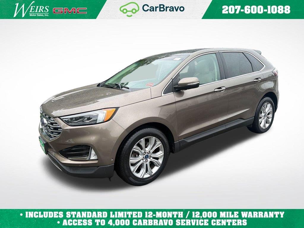 Stone Gray 2019 Ford Edge SUV / Crossover All-Wheel Drive 8-Speed Automatic
