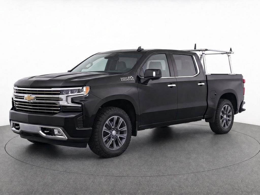 Black 2019 Chevrolet Silverado 1500 Pickup Truck Four-Wheel Drive Automatic