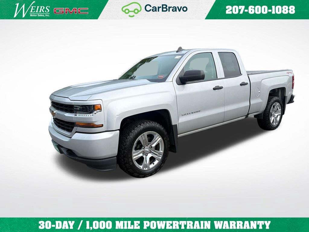 Silver Ice Metallic 2019 Chevrolet Silverado 1500 Pickup Truck Four-Wheel Drive 6-Speed Automatic