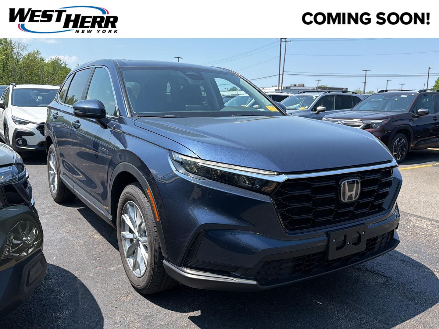 Canyon River Blue Metallic 2025 Honda CR-V EX AWD SUV / Crossover All-Wheel Drive Continuously Variable Transmission