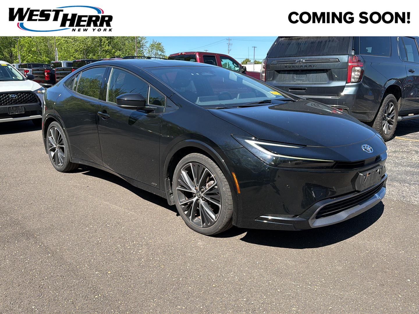 Midnight Black Metallic 2024 Toyota Prius Hatchback All-Wheel Drive Continuously Variable Transmission