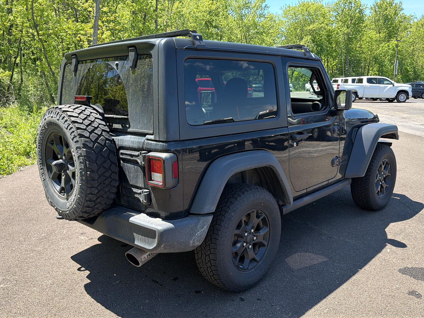 Used 2021 Black Clearcoat Jeep Willys Sport image 6