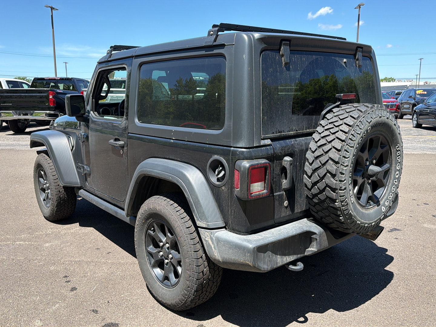 Used 2021 Black Clearcoat Jeep Willys Sport image 7