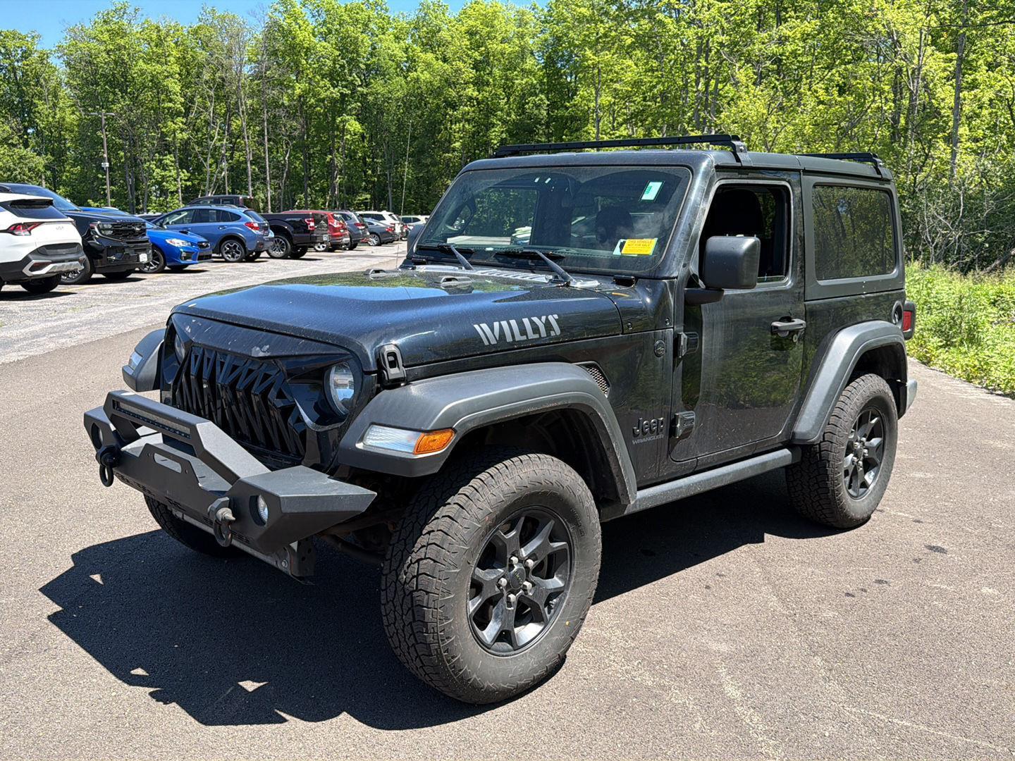 Used 2021 Black Clearcoat Jeep Willys Sport image 8