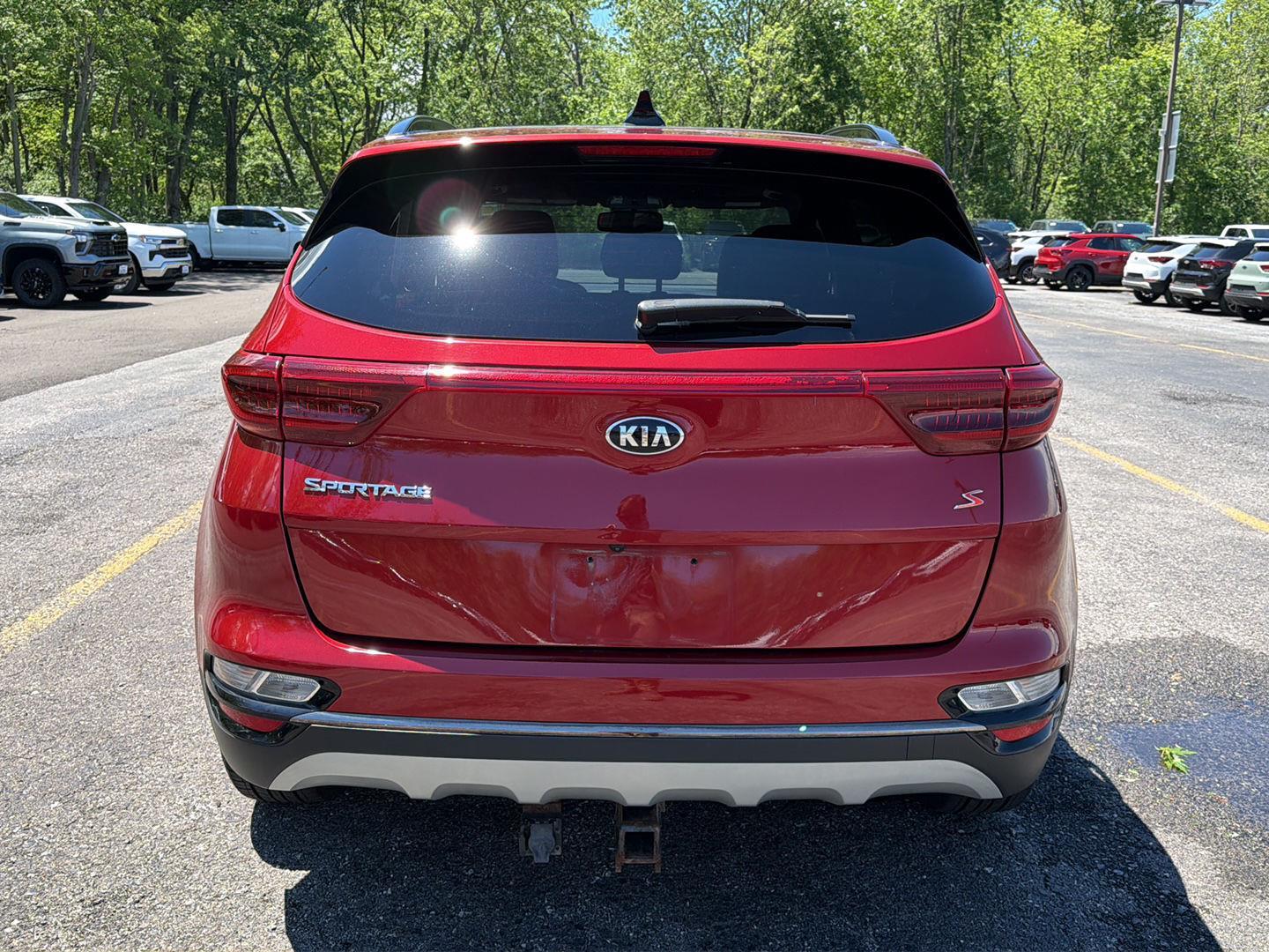 Used 2020 Hyper Red Kia S image 9