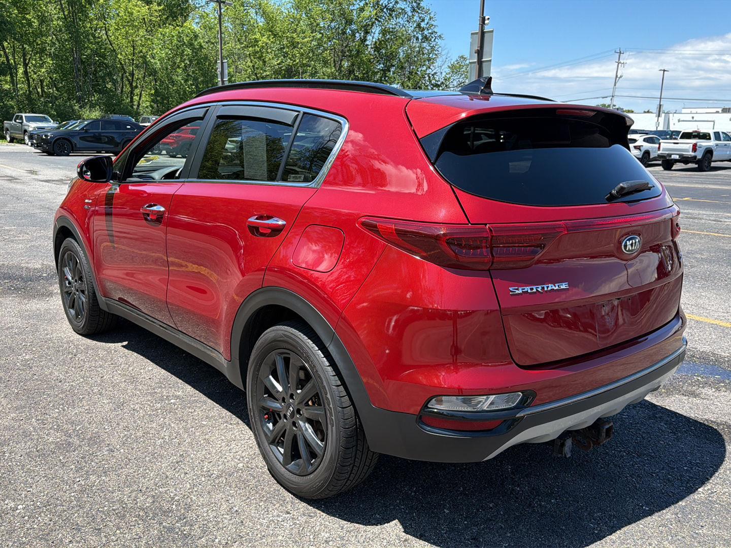 Used 2020 Hyper Red Kia S image 10