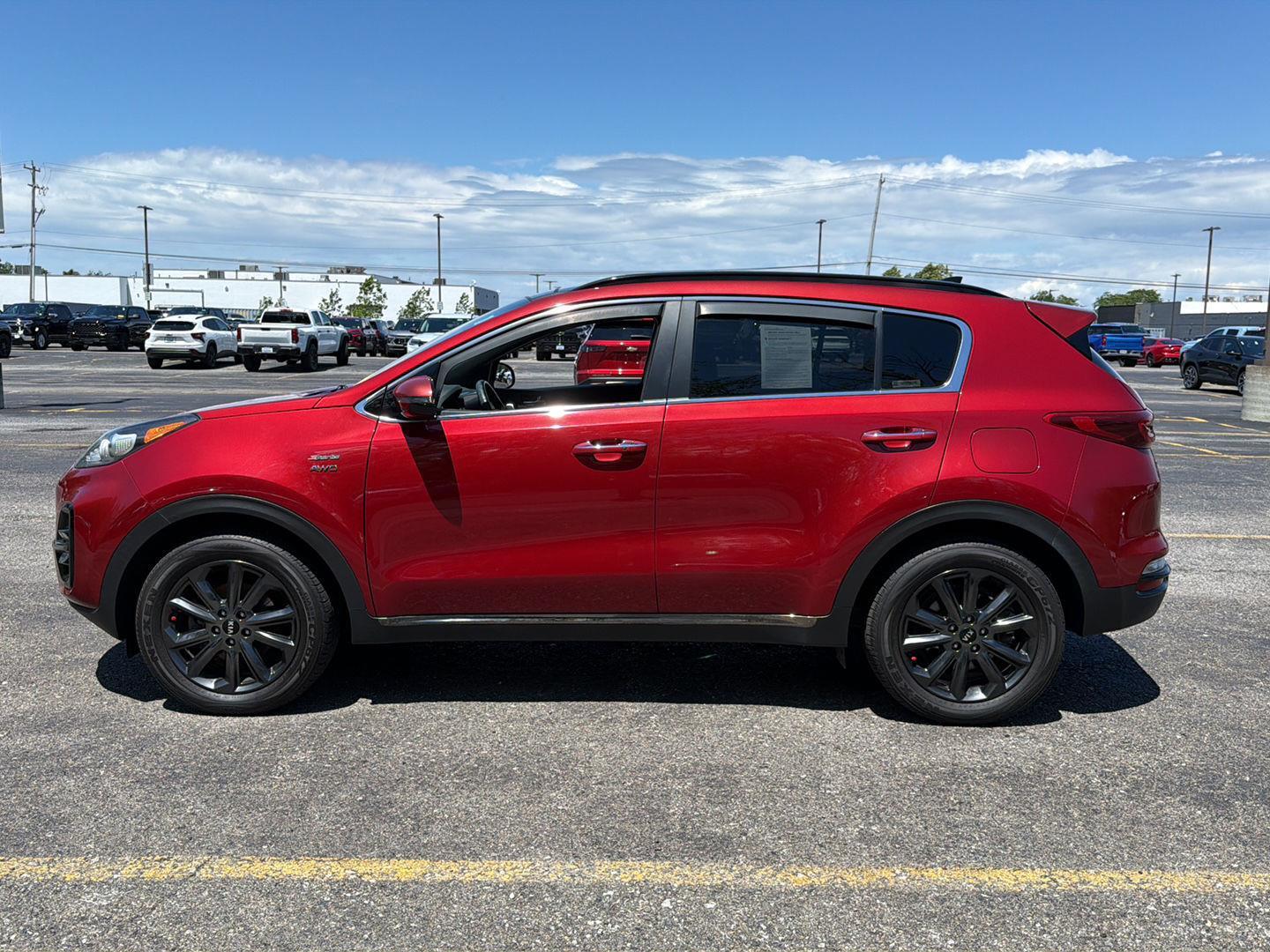 Used 2020 Hyper Red Kia S image 11