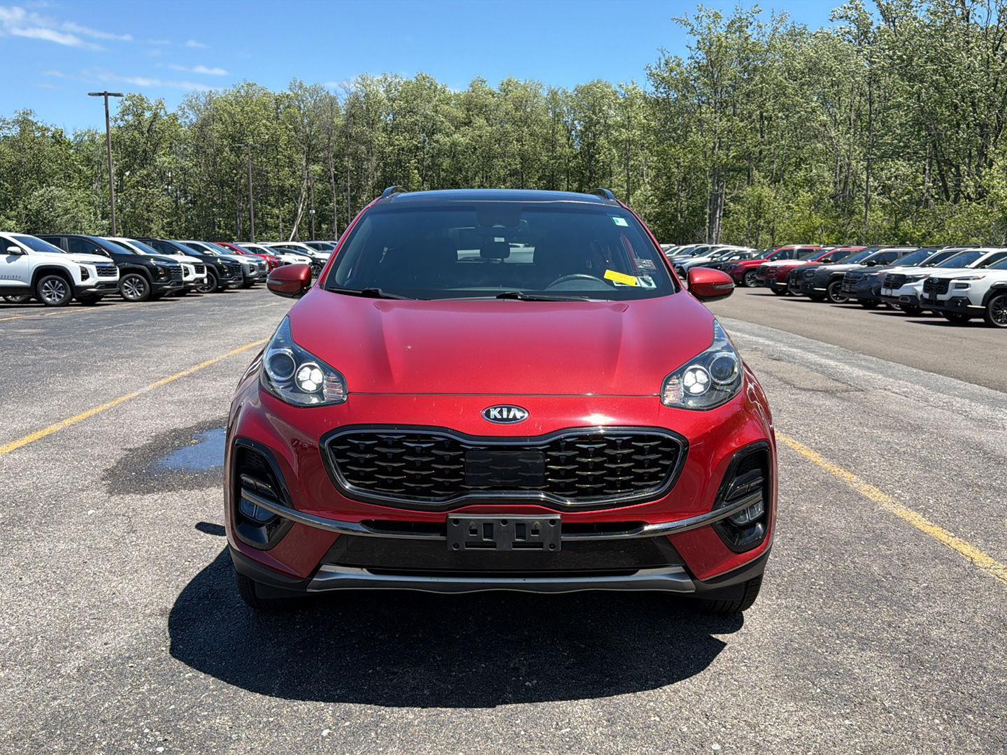 Used 2020 Hyper Red Kia S image 13