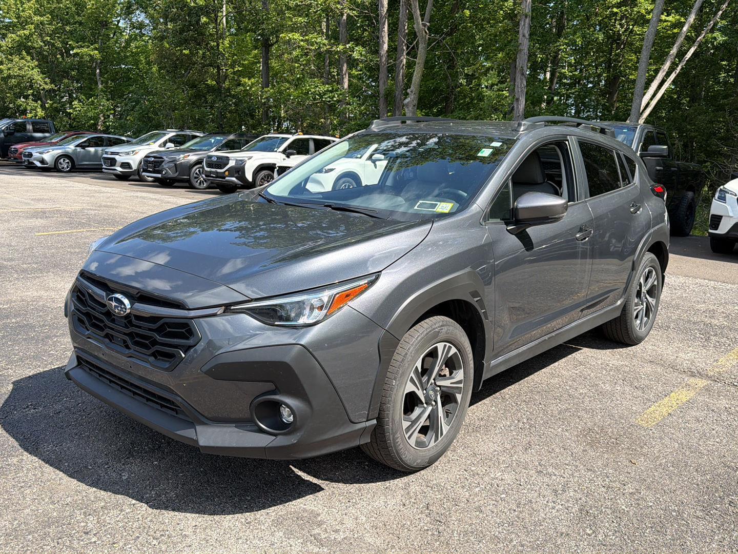 Used 2024 Magnetite Gray Metallic Subaru Premium image 12