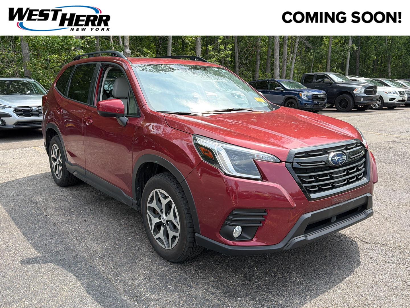 Crimson Red Pearl 2023 Subaru Forester SUV / Crossover All-Wheel Drive Continuously Variable Transmission