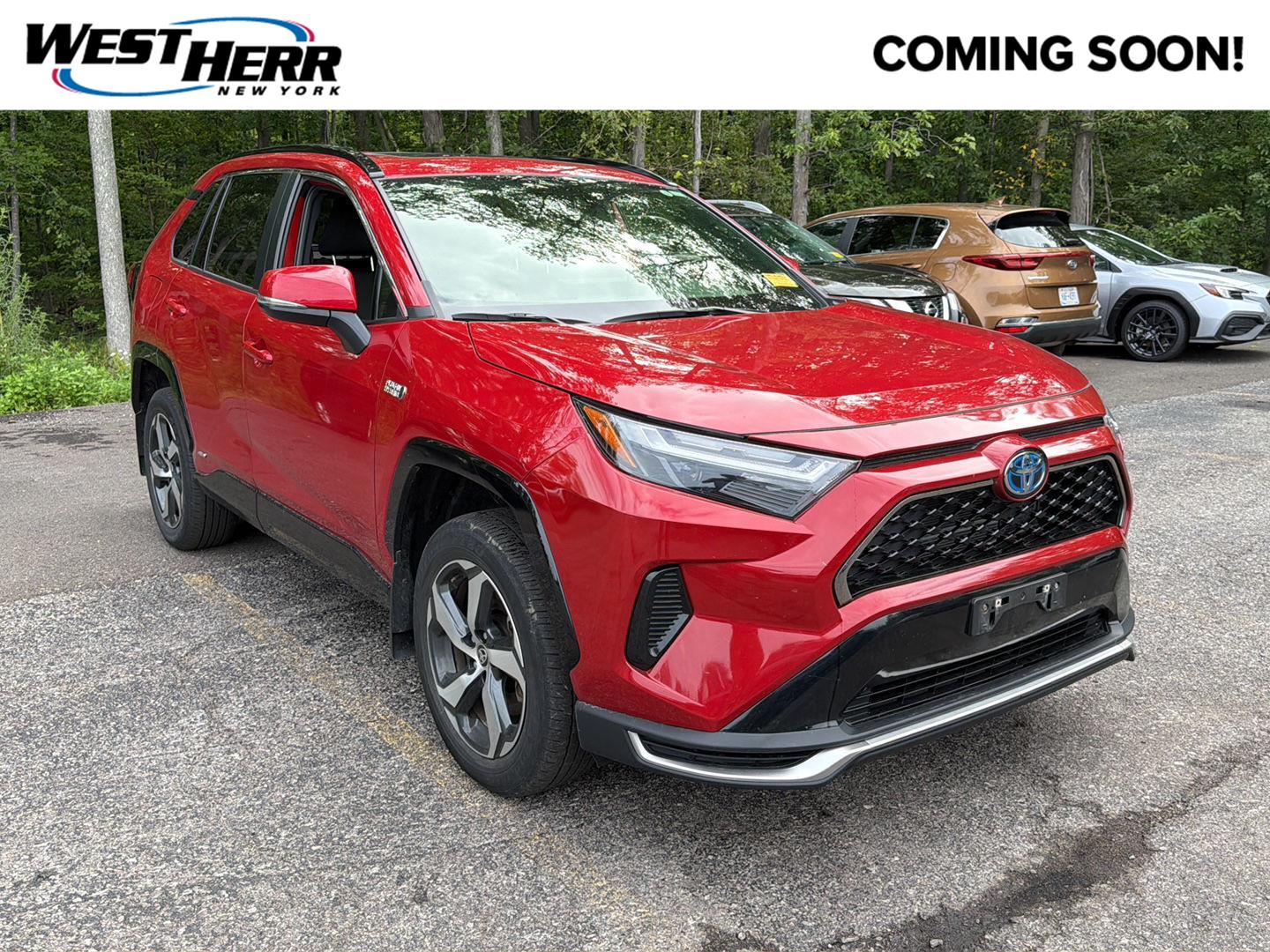 Supersonic Red 2024 Toyota RAV4 Prime SUV / Crossover All-Wheel Drive Continuously Variable Transmission