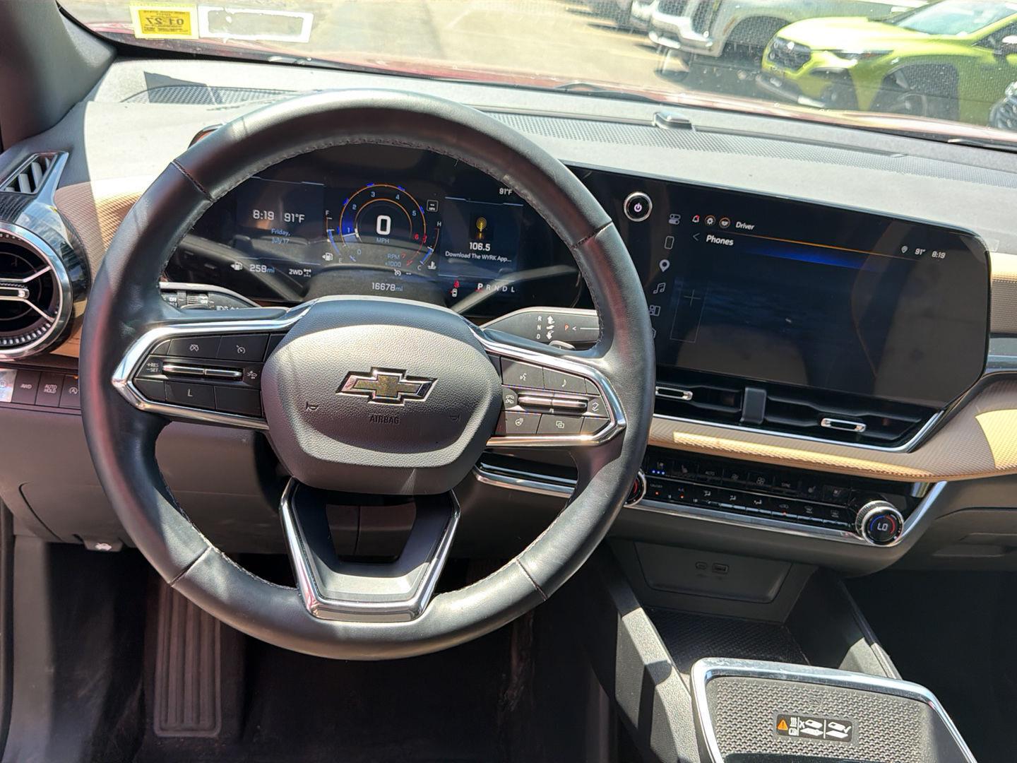 Used 2025 Radiant Red Tintcoat Chevrolet AWD ACTIV image 2