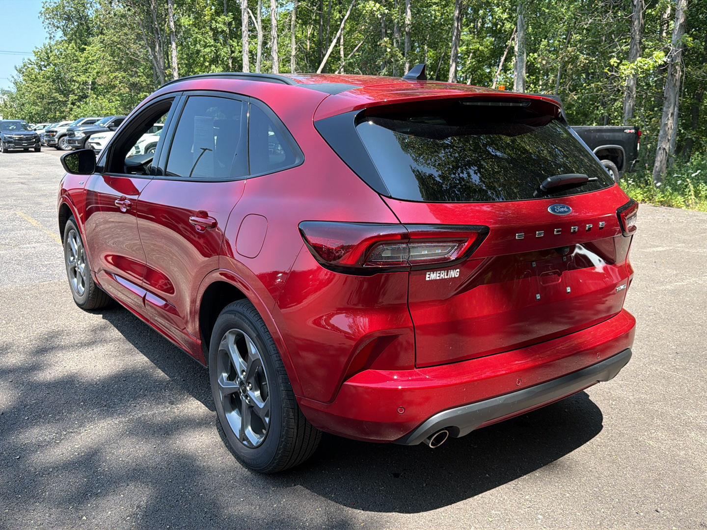 Used 2024 Rapid Red Metallic Tinted Clearcoat Ford ST-Line image 10