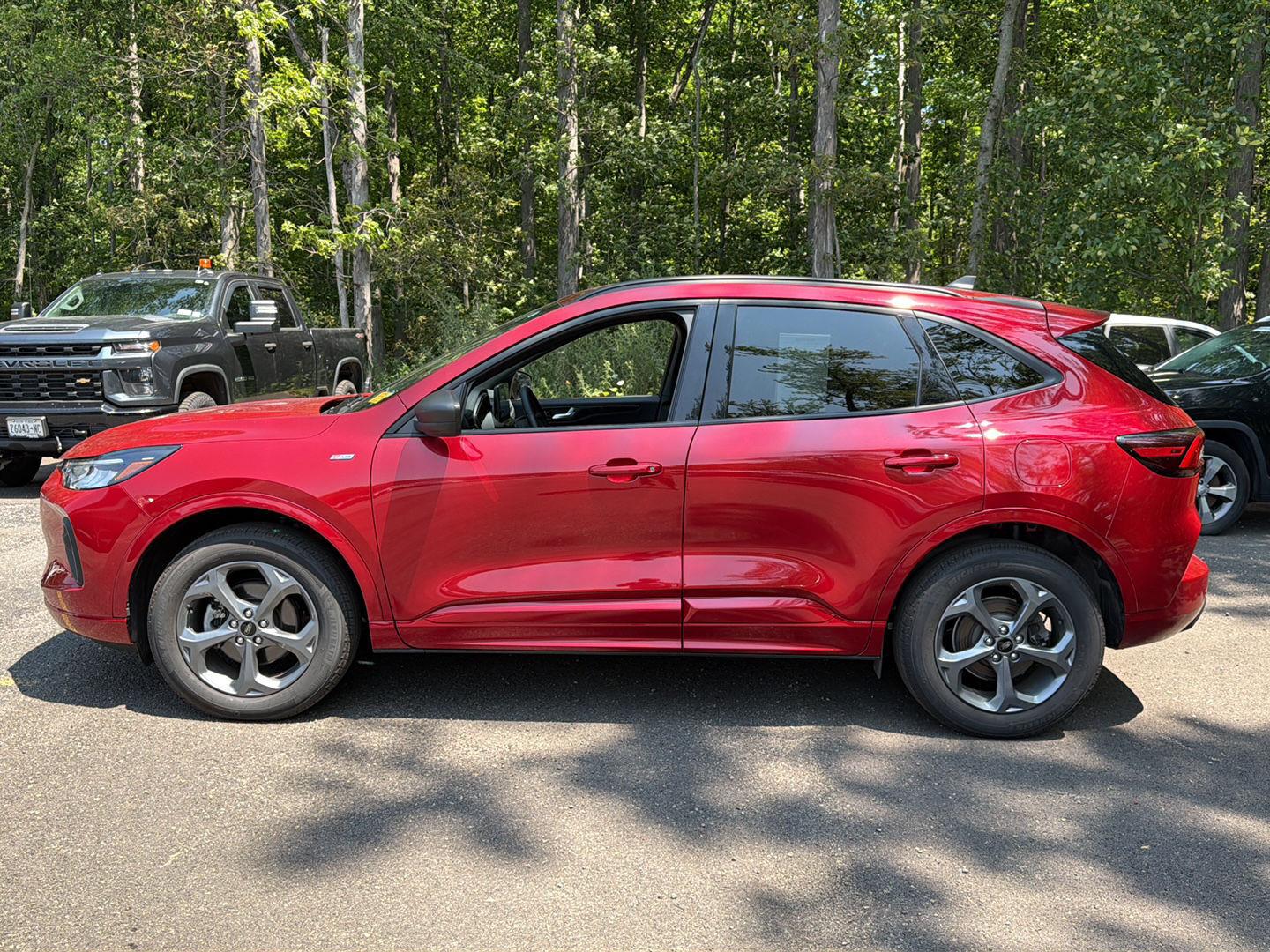 Used 2024 Rapid Red Metallic Tinted Clearcoat Ford ST-Line image 11