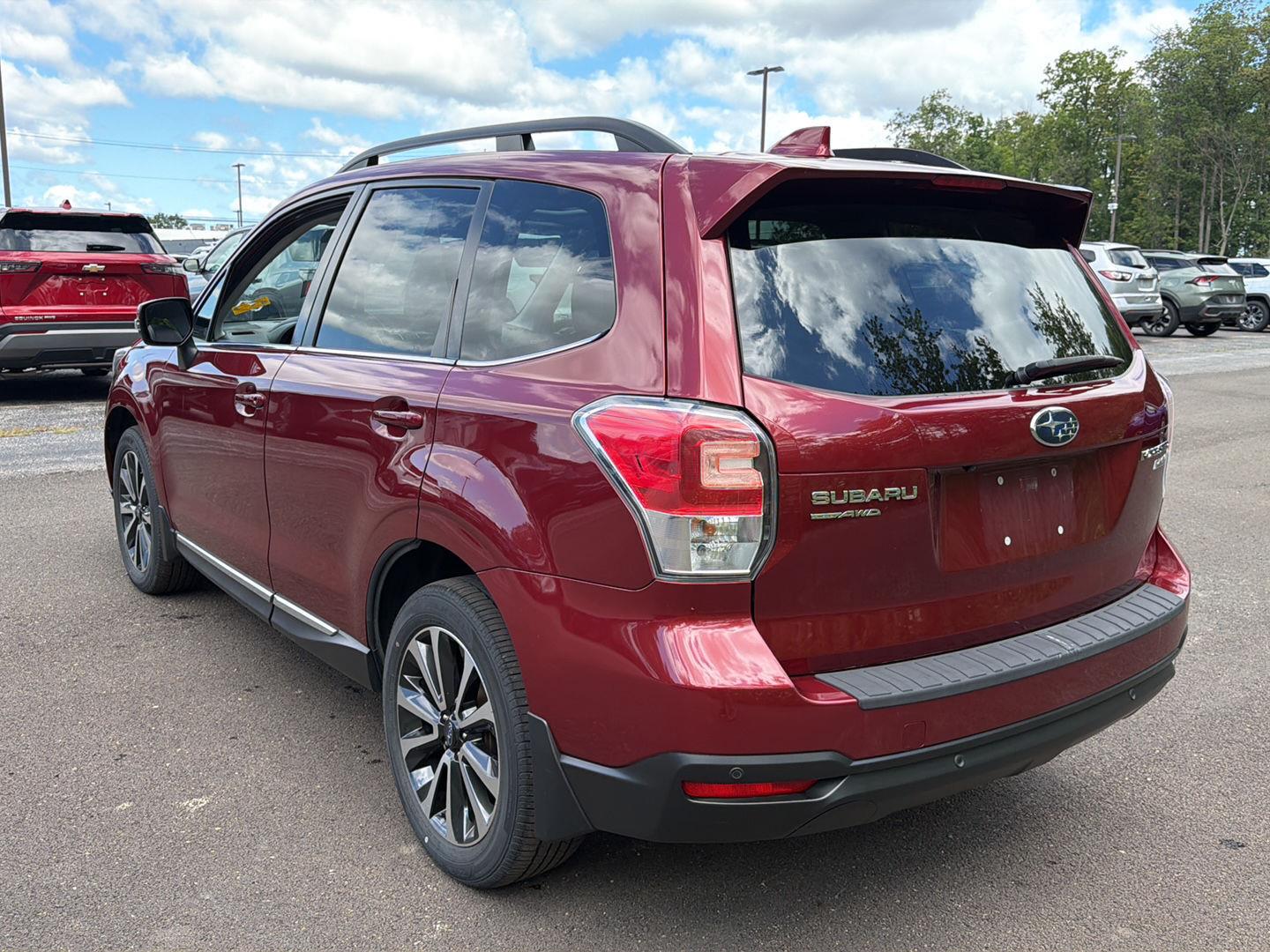 Used 2017 Venetian Red Pearl Subaru Touring image 10