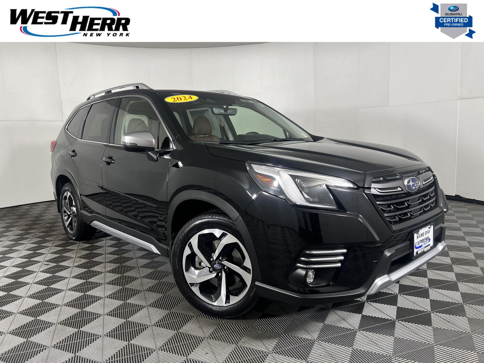Crystal Black Silica 2024 Subaru Forester SUV / Crossover All-Wheel Drive Continuously Variable Transmission