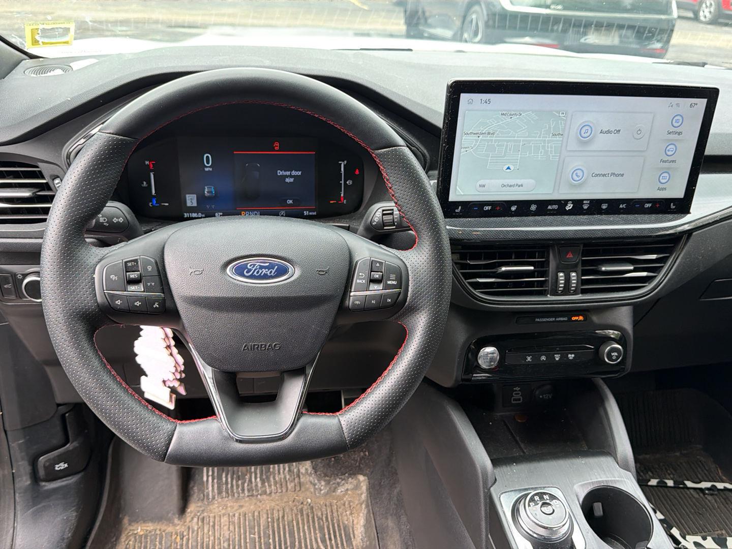 Used 2024 Star White Metallic Tri-Coat Ford ST-Line image 2