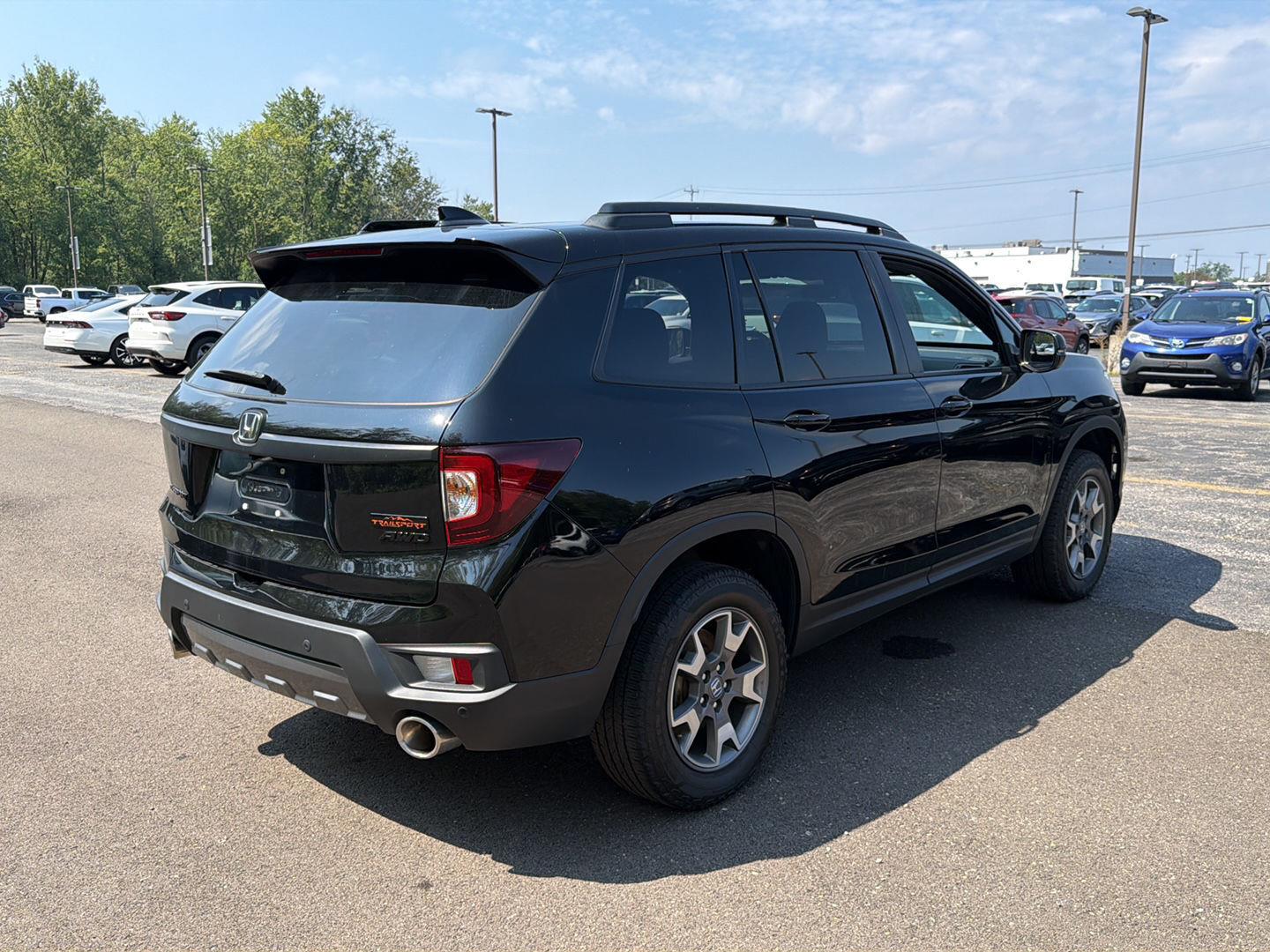 Used 2023 Crystal Black Pearl Honda TrailSport image 8