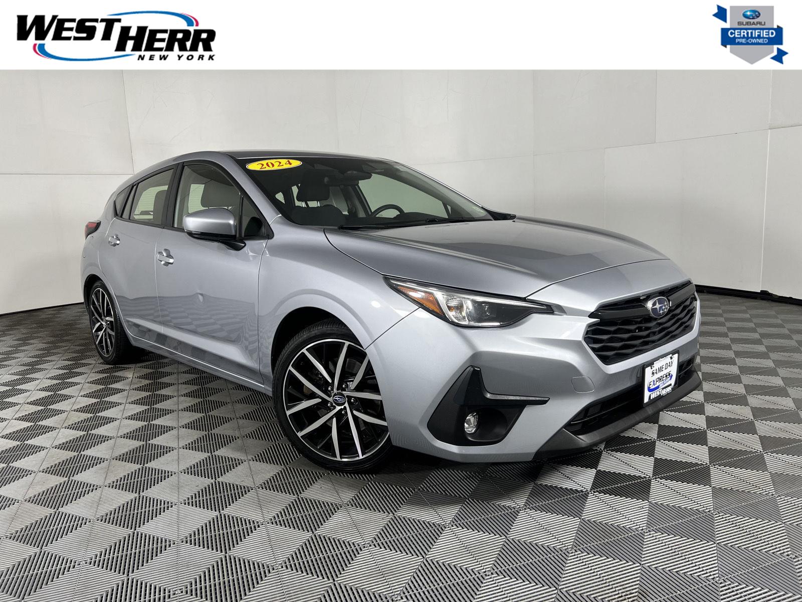 Ice Silver Metallic 2024 Subaru Impreza Wagon All-Wheel Drive Continuously Variable Transmission