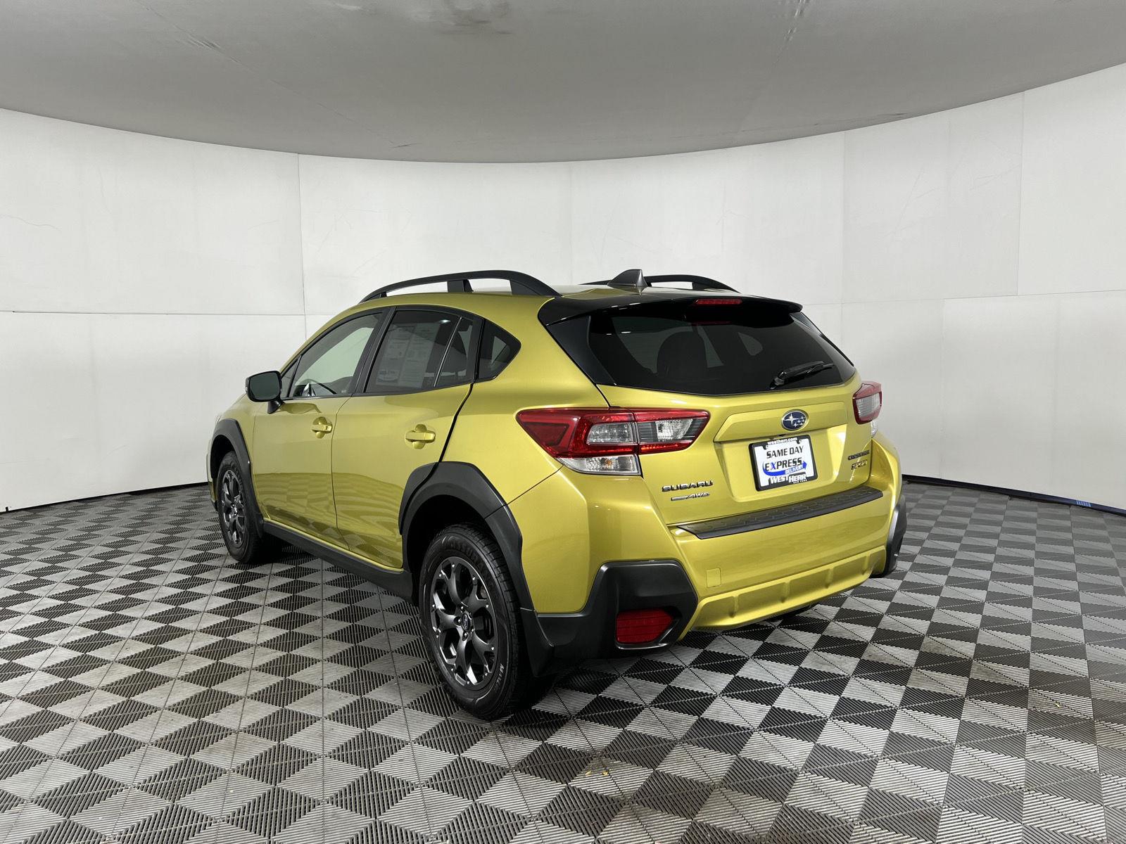 Used 2021 Plasma Yellow Pearl Subaru Sport image 7