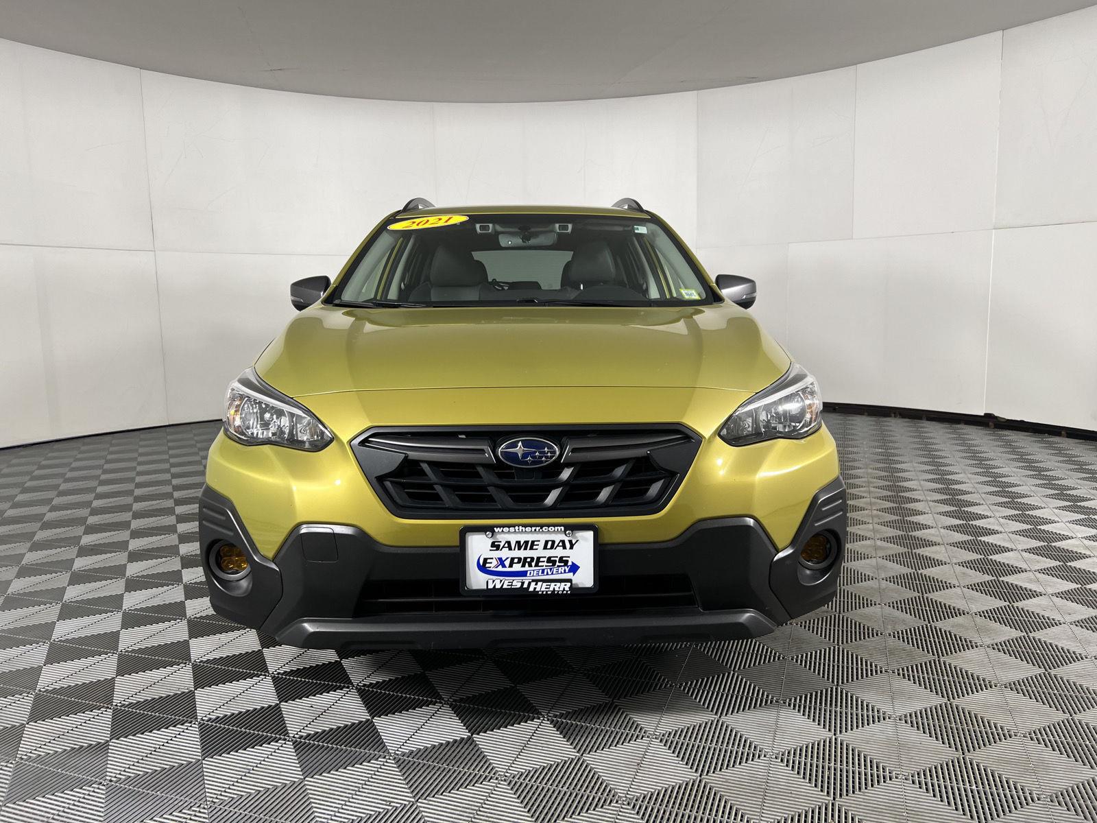 Used 2021 Plasma Yellow Pearl Subaru Sport image 18