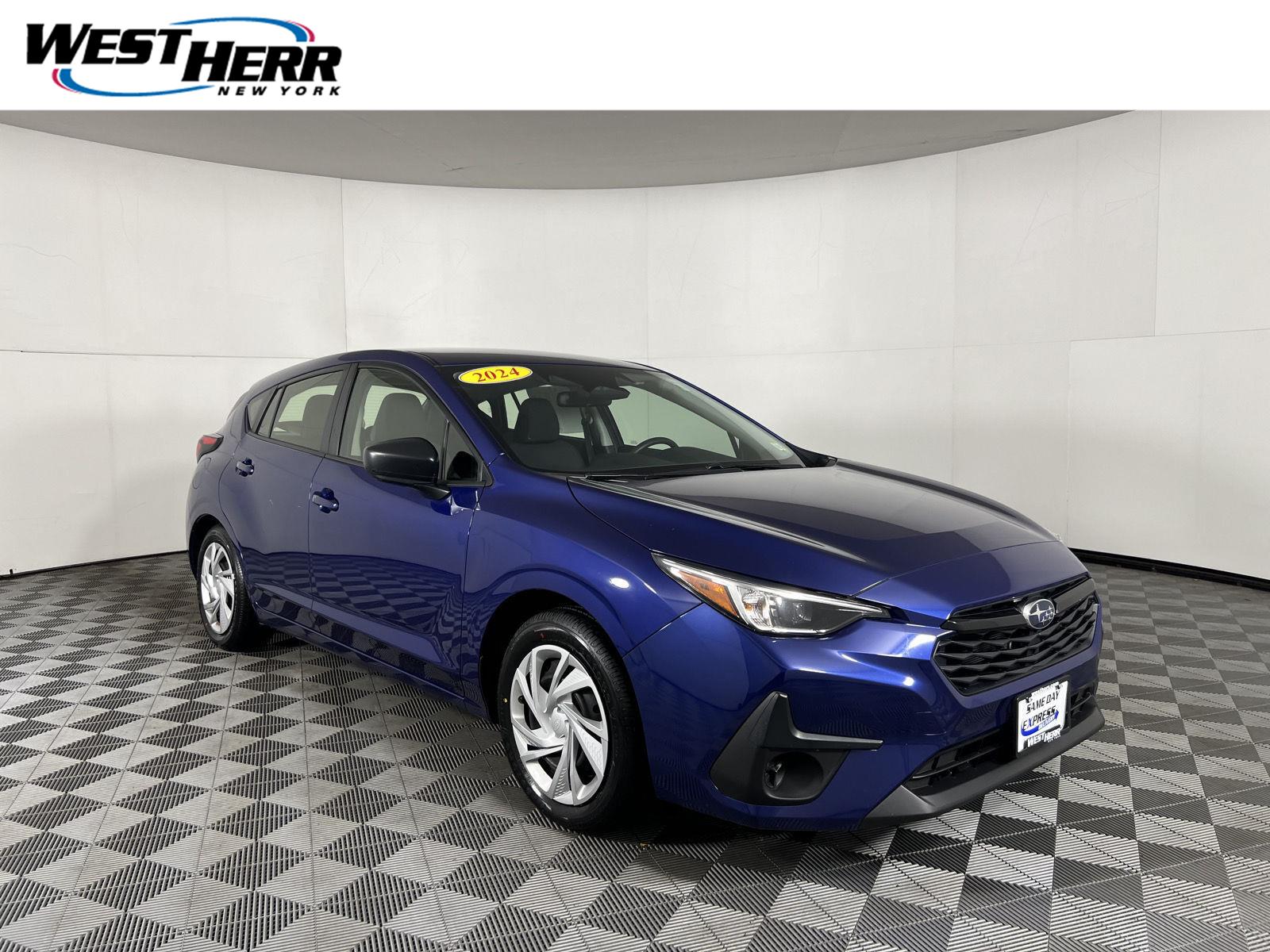 Sapphire Blue Pearl 2024 Subaru Impreza Sedan Continuously Variable Transmission