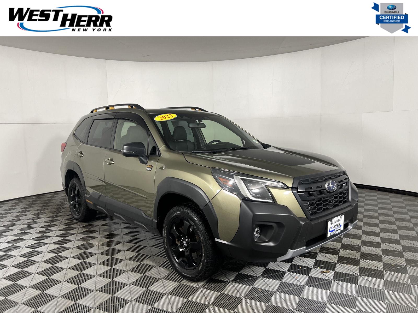 Autumn Green Metallic 2022 Subaru Forester SUV / Crossover All-Wheel Drive Continuously Variable Transmission