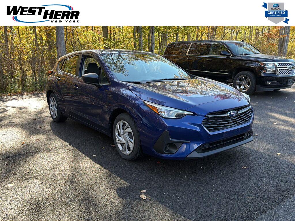 Sapphire Blue Pearl 2024 Subaru Impreza Wagon All-Wheel Drive Continuously Variable Transmission