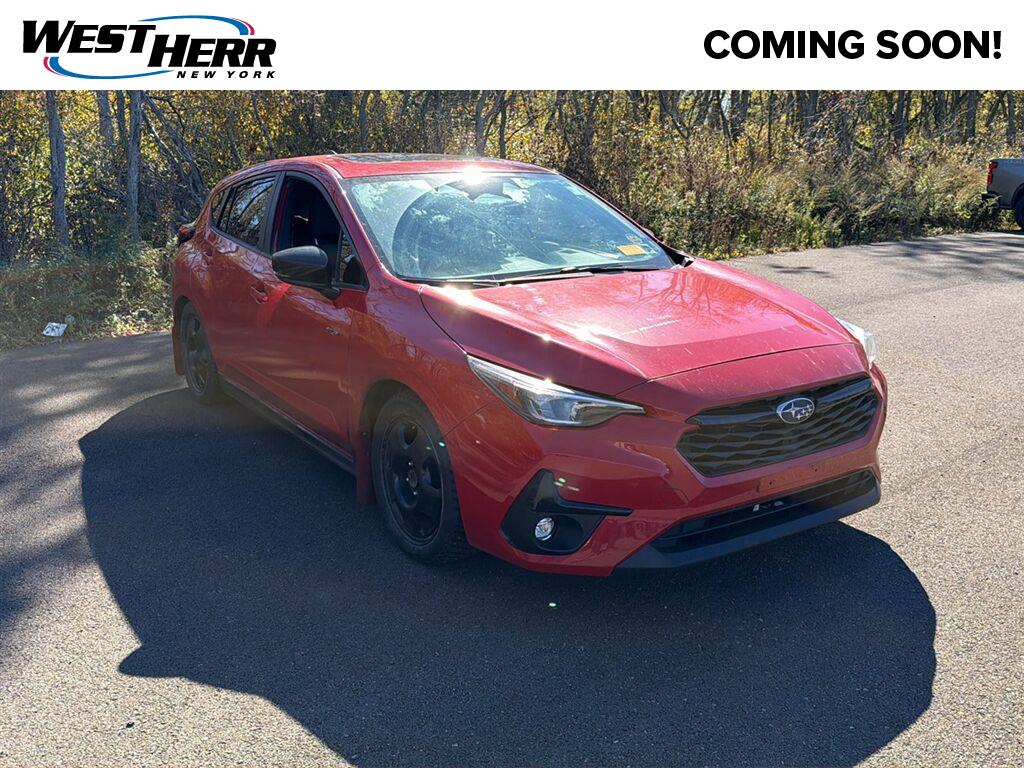 Pure Red 2024 Subaru Impreza Wagon All-Wheel Drive Continuously Variable Transmission