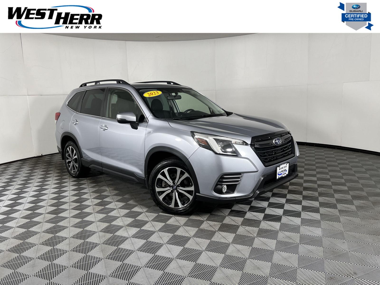 Ice Silver Metallic 2023 Subaru Forester SUV / Crossover All-Wheel Drive Continuously Variable Transmission