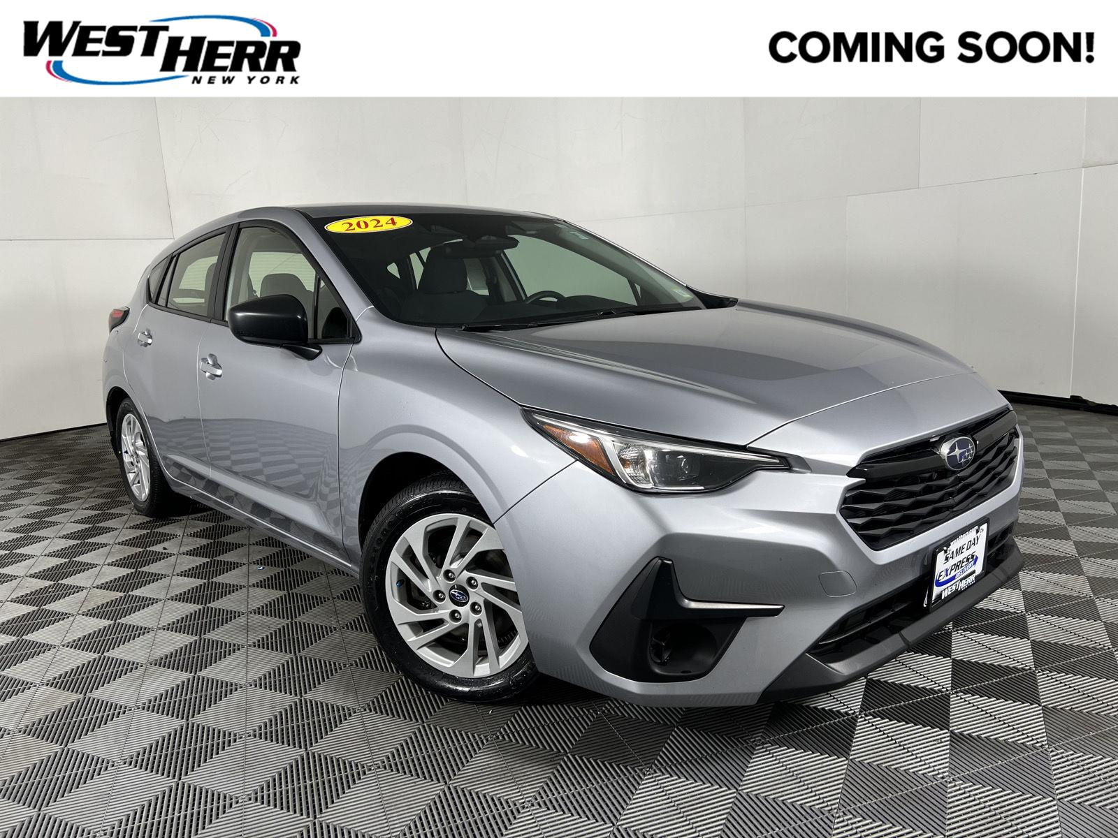 Ice Silver Metallic 2024 Subaru Impreza Wagon All-Wheel Drive Continuously Variable Transmission