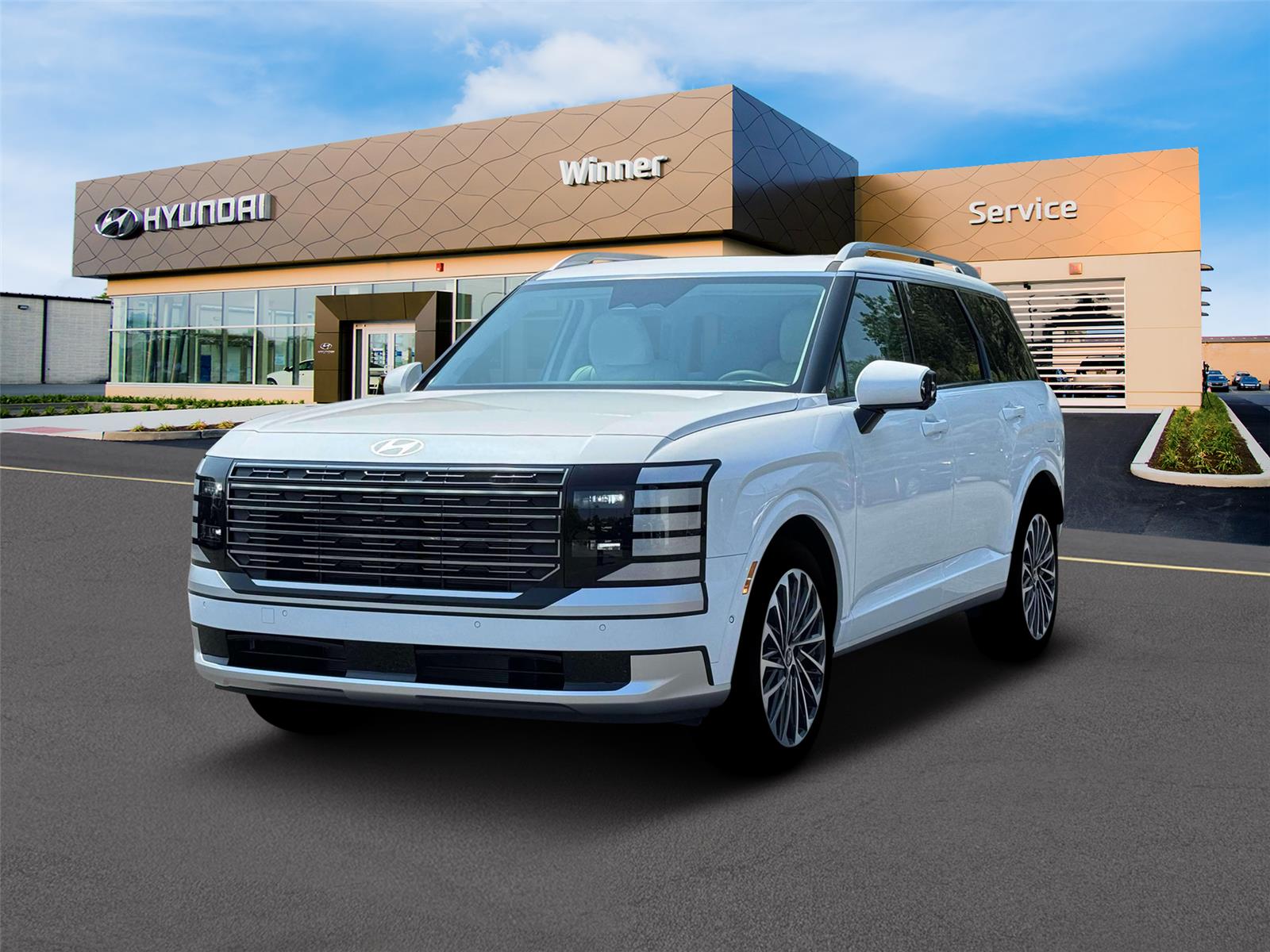 Creamy White Pearl 2026 Hyundai Palisade SUV / Crossover All-Wheel Drive 8-Speed Automatic