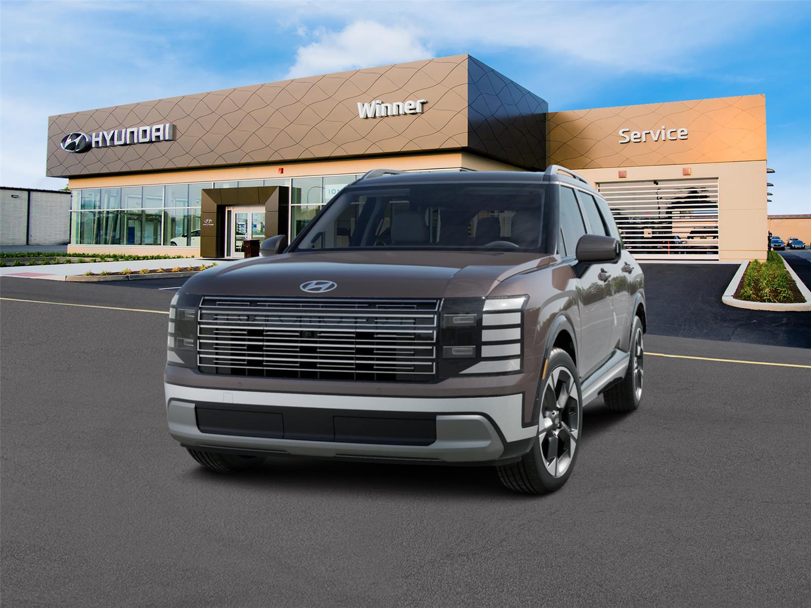 Cast Iron Brown Pearl 2026 Hyundai Palisade Hybrid SUV / Crossover All-Wheel Drive Automatic