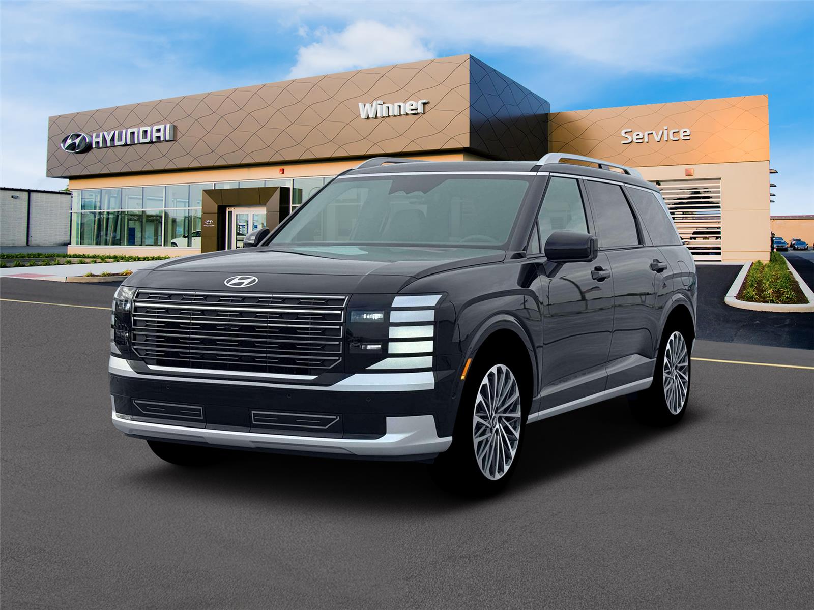 Abyss Black Pearl 2026 Hyundai Palisade Hybrid SUV / Crossover All-Wheel Drive 6-Speed Automatic