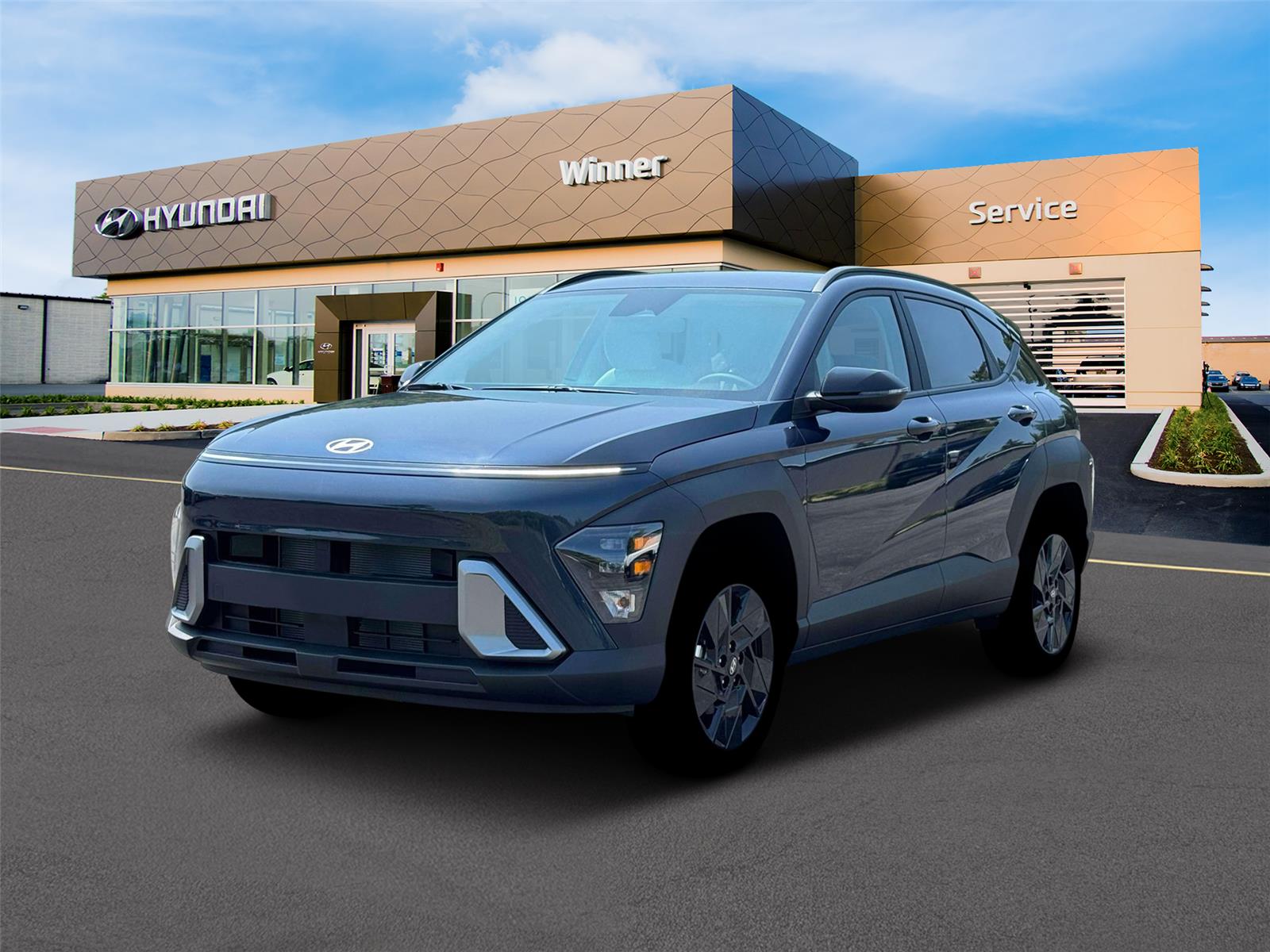 Denim Blue Pearl 2026 Hyundai Kona SUV / Crossover All-Wheel Drive Continuously Variable Transmission