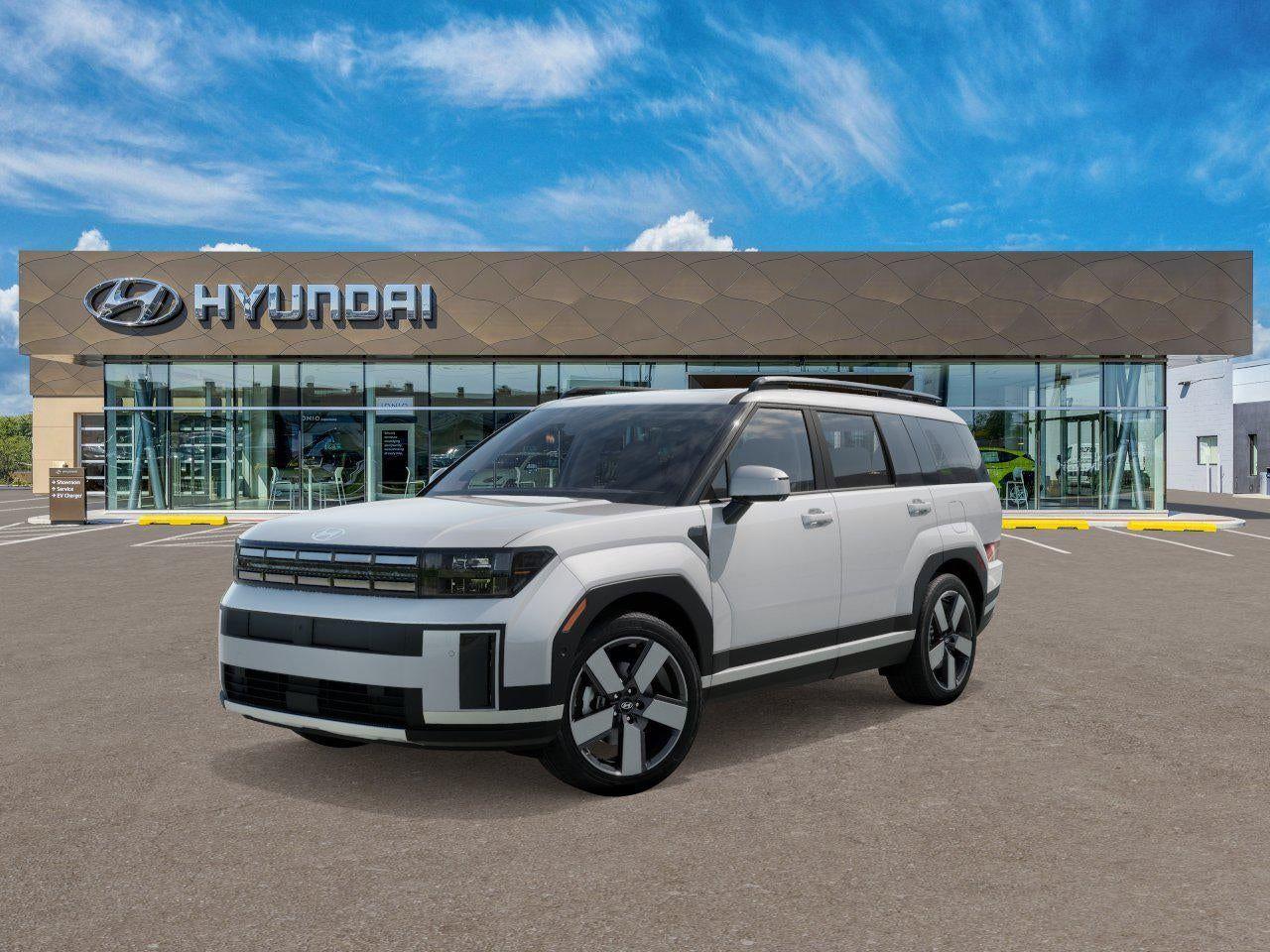 Serenity White 2026 Hyundai Santa Fe SUV / Crossover All-Wheel Drive Automatic