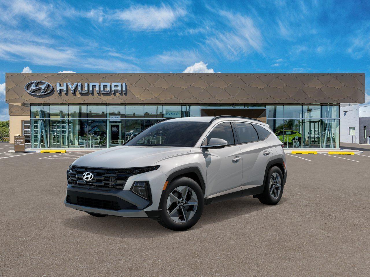 Creamy White Pearl 2026 Hyundai Tucson Hybrid Plug-In SUV / Crossover All-Wheel Drive Automatic