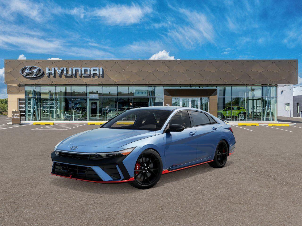 Performance Blue 2026 Hyundai Elantra N Sedan Front-Wheel Drive Automatic