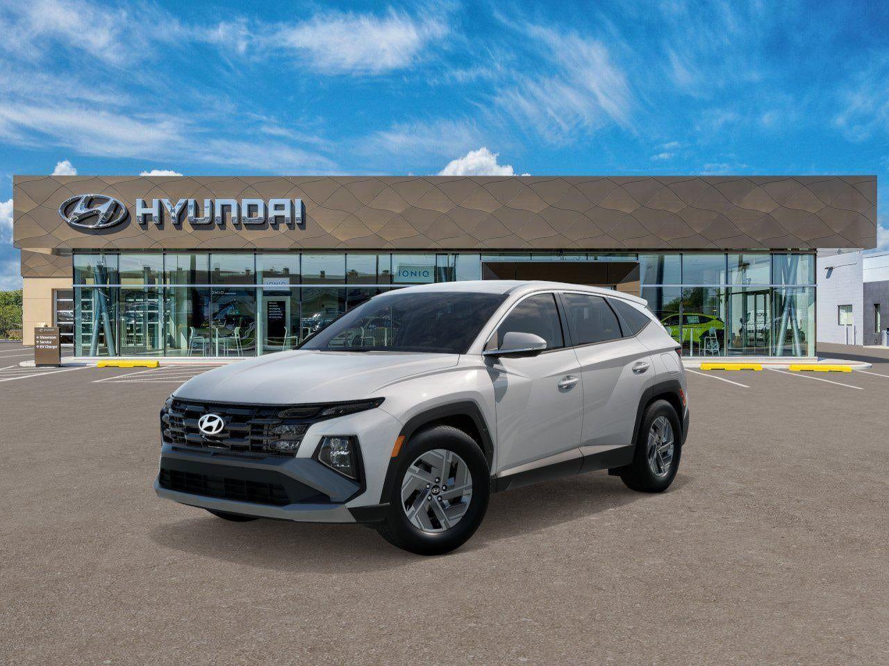 Creamy White Pearl 2026 Hyundai Tucson Hybrid   Automatic