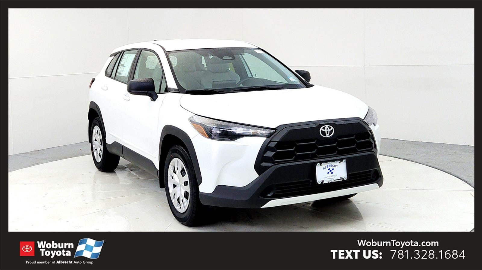 White (Wind Chill Pearl) 2026 Toyota Corolla Cross L AWD SUV / Crossover All-Wheel Drive Continuously Variable Transmission