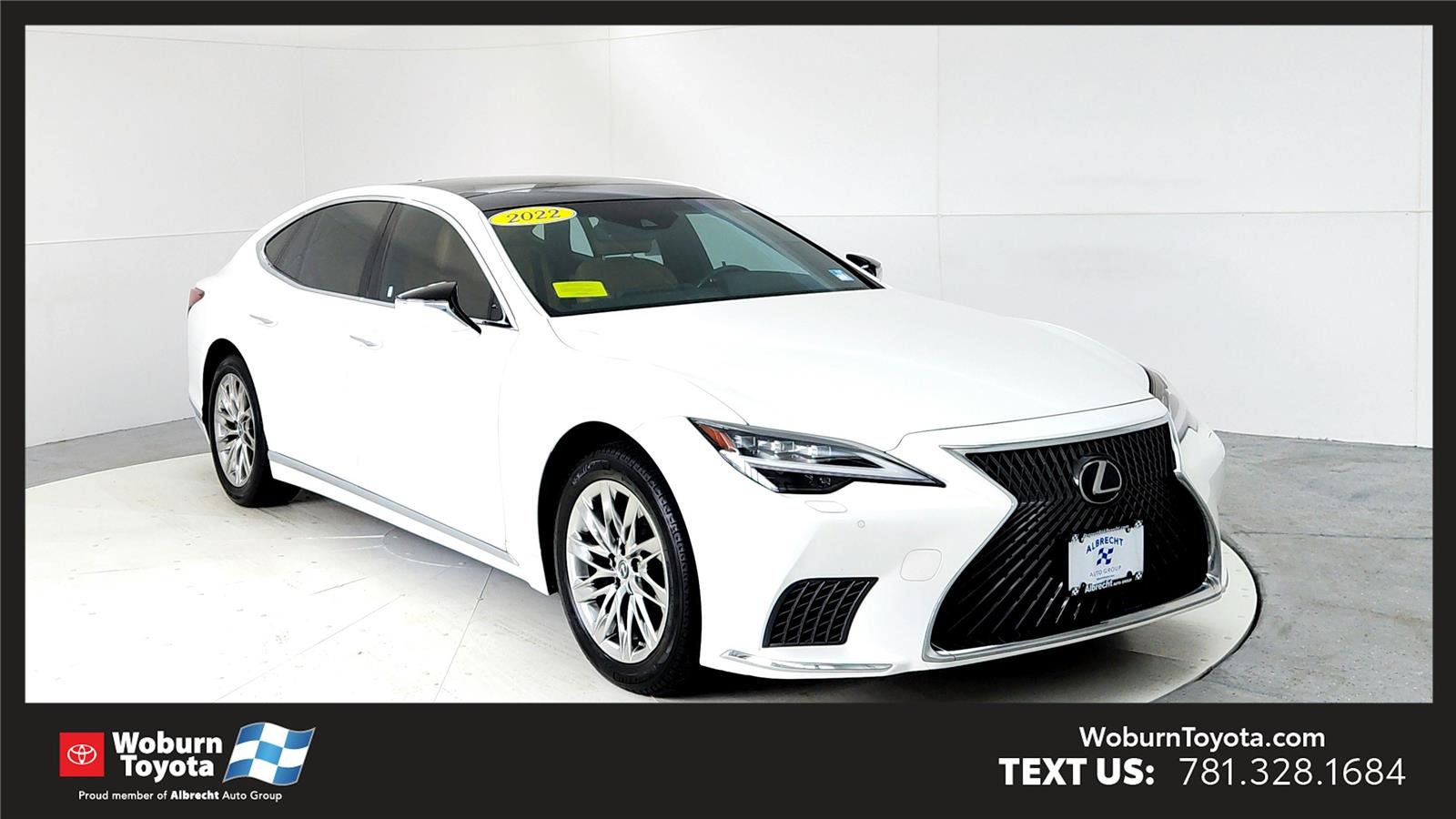 Eminent White Pearl 2022 Lexus LS 500 AWD Sedan All-Wheel Drive Continuously Variable Transmission