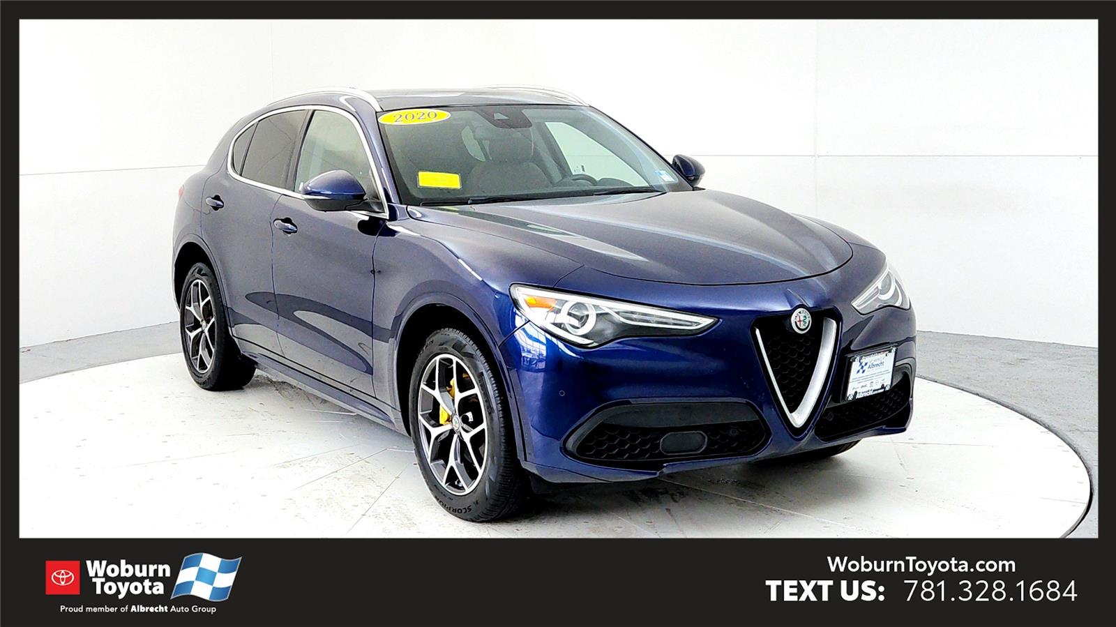 Montecarlo Blue Metallic 2020 Alfa Romeo Stelvio Ti AWD SUV / Crossover All-Wheel Drive Automatic