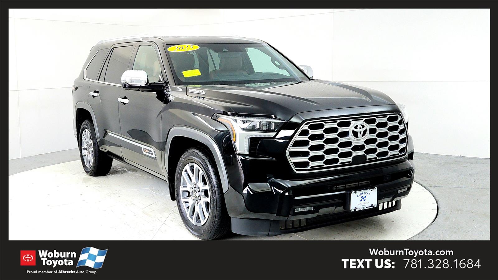 Midnight Black Metallic 2025 Toyota Sequoia 1794 Edition 4WD SUV / Crossover Four-Wheel Drive Automatic
