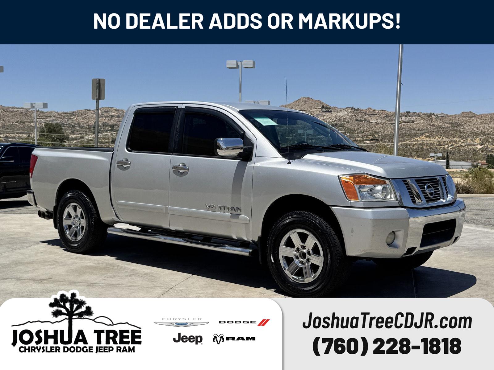 Radiant Silver 2011 Nissan Titan Pickup Truck 4X2 Automatic