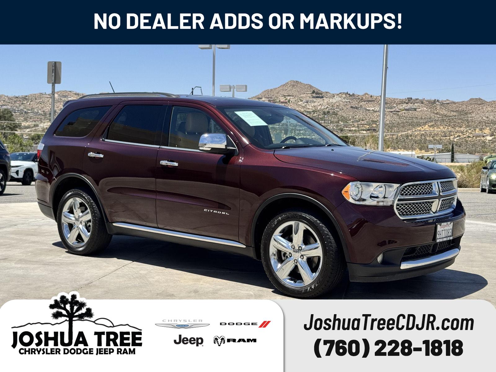 Deep Molten Red Pearl 2012 Dodge Durango Citadel AWD SUV / Crossover All-Wheel Drive 6-Speed Automatic