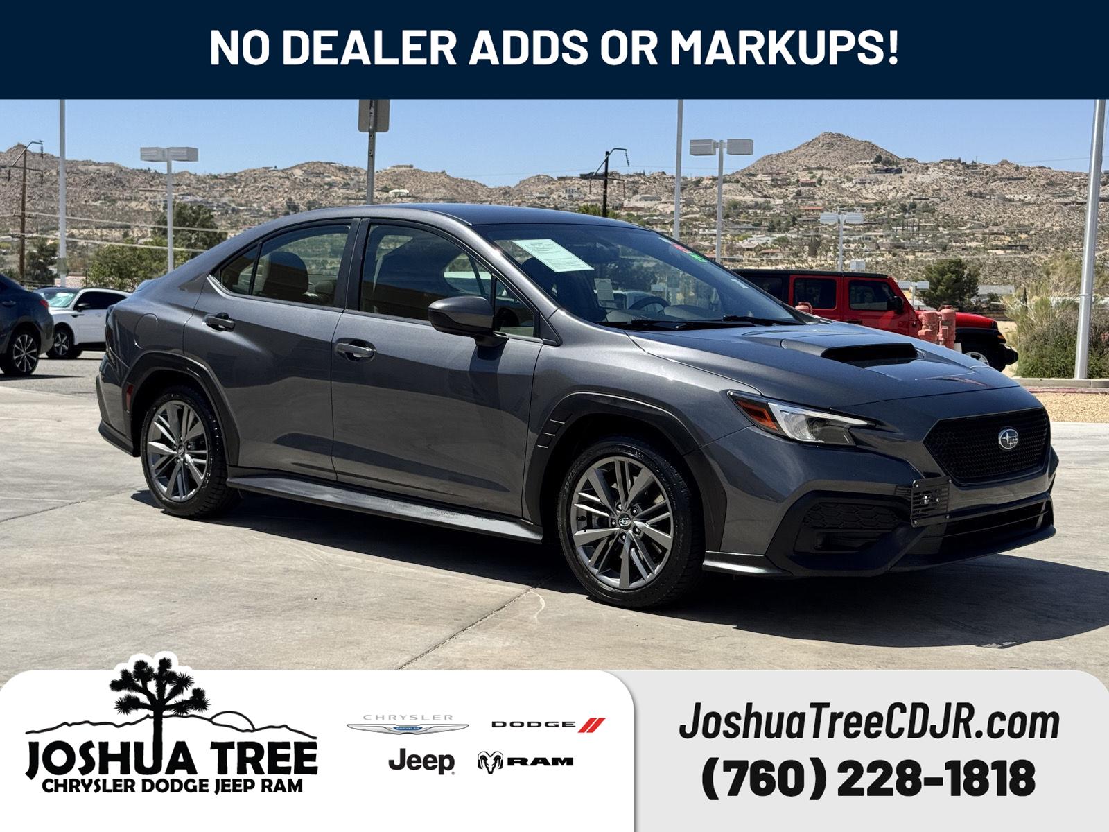 Magnetite Gray Metallic 2022 Subaru WRX Sedan All-Wheel Drive Manual